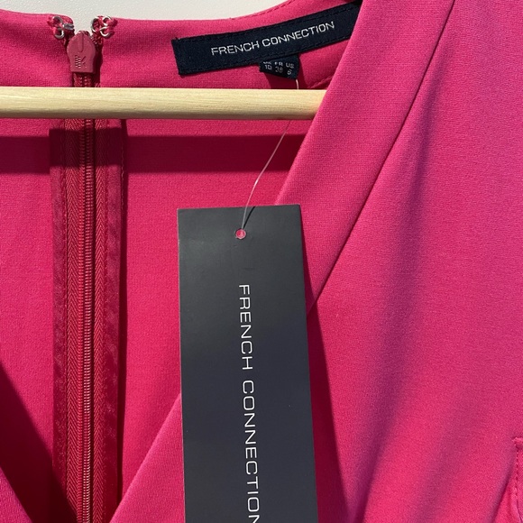 French Connection pink body con dress size US 6 - Picture 3 of 4
